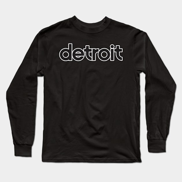 Detroit Long Sleeve T-Shirt by Blasé Splee Design : Detroit